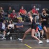 amelie haworth competing in squash competition
