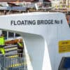 Workmen on the floating bridge 6
