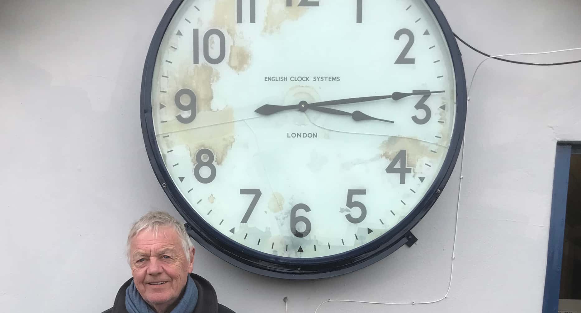 Barry Elliott and the iconic clock