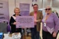 Cllr Michael Lilley with Solent WASPI campaigners Shelagh Simmonds (L) and Christina Lutley (R)