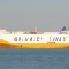 Grimaldi Lines ship in the solent