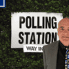 Polling station sign by paulspace with composite cut out of Ian Pickering Reform candidate for West