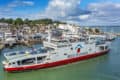 Red Funnel ferry leaving East Cowes