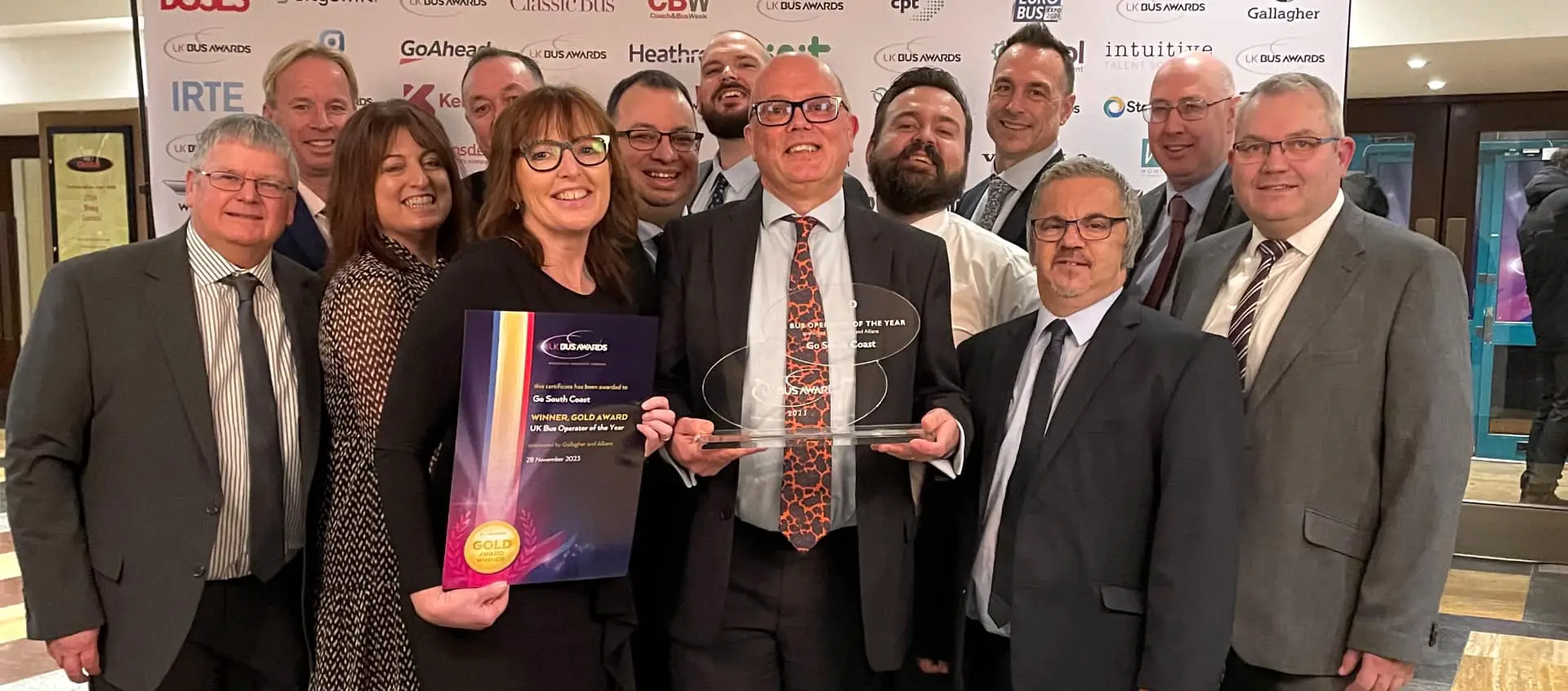 Team with UK Bus Awards