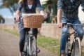 couple cycling on the isle of wight