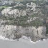 Aerial view of Bonchurch landslide by Mike Collins