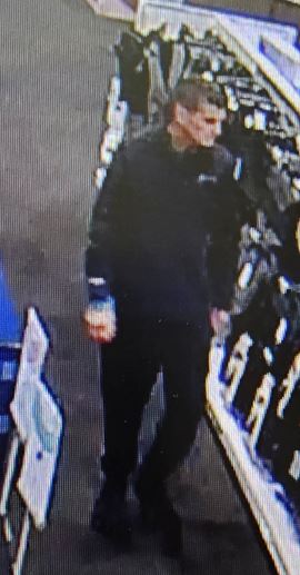 Man wanted for theft in Newport, captured on CCTV