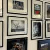 IW Photographic Society exhibition - showing framed photos on wall
