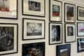 IW Photographic Society exhibition - showing framed photos on wall