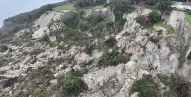 Bonchurch Landslip landslide Dec 2023 Mike Collins