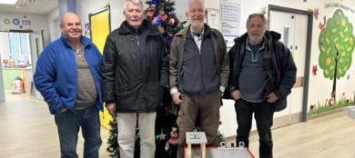 Nashers with toys for children's ward