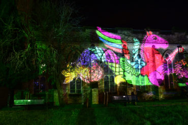 Projection onto the St Thomas's Church
