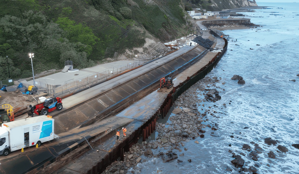 Ventnor's Eastern Esplanade Dec 2023