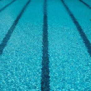 swimming pool with lanes