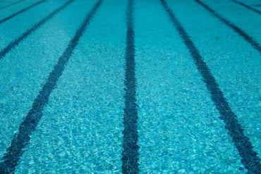 swimming pool with lanes