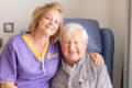 Mountbatten carer with patient