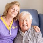 Mountbatten carer with patient