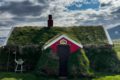 House covered in grass