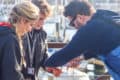 UKSA pupils working on the first oyster regeneration project