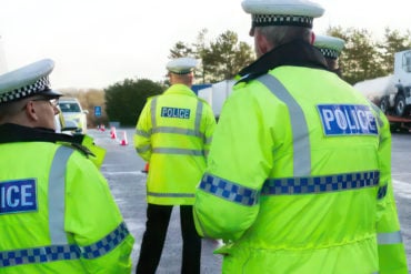 Police conducting drink drive stops for operation holly