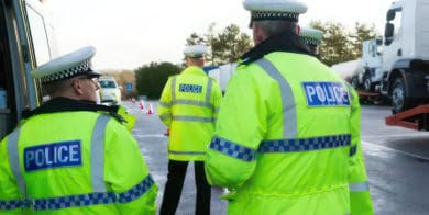 Police conducting drink drive stops for operation holly