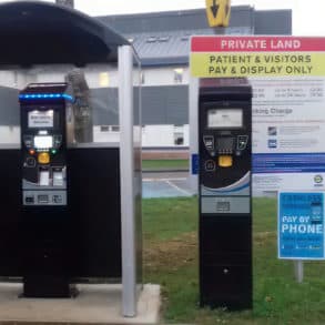 parking machines at st mary's hospital new