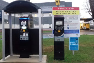 parking machines at st mary's hospital new