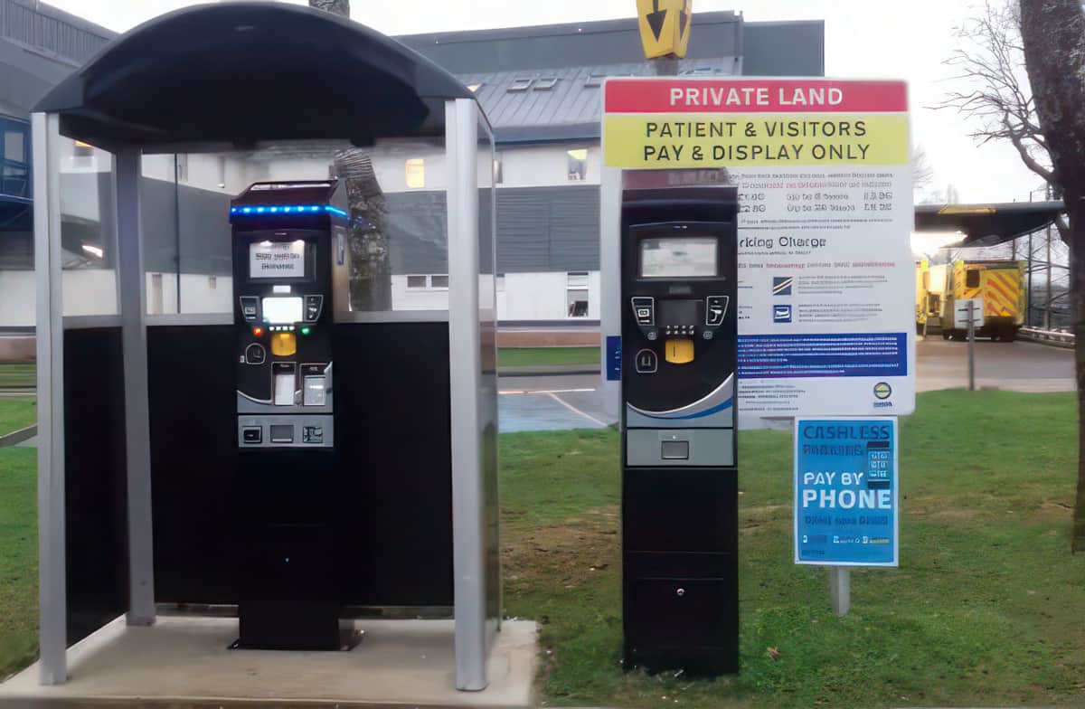 parking machines at st mary's hospital new