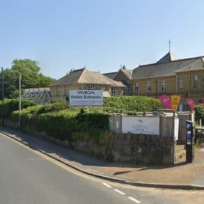 the ymca building from the road by google maps