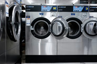 washing machines in launderette