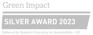 Green Impact Silver 2023 award logo