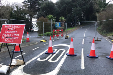 Leeson Road closure from the east