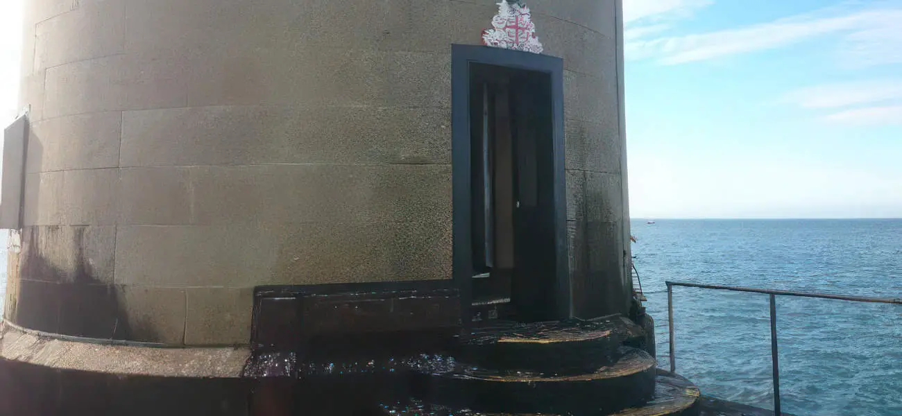 Needles lighthouse door