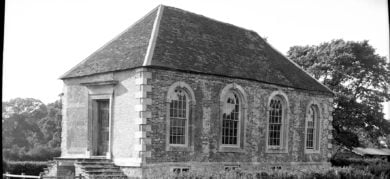 Newtown town hall restored and in use as a hostel © Carisbrooke Castle Museum