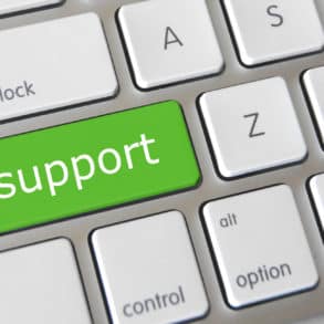 Support key on computer keyboard by Got Credit