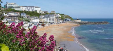 Ventnor Bay in the summer