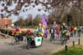 Kidical Mass ride through Newport