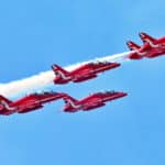 Red Arrows over Ryde