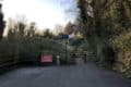 undercliff drive - road closed sign and footpath
