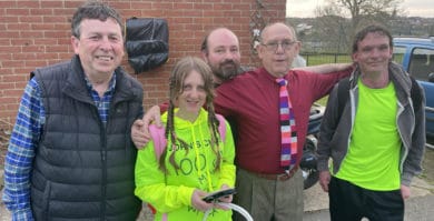 John and Jo at completion of walk