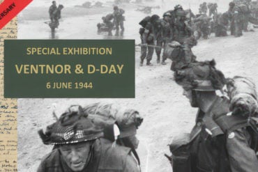 D-Day Poster showing soldiers on the beaches in France