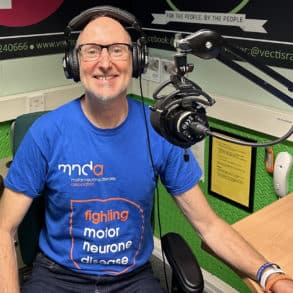 David Baker at Vectis Radio