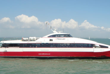 Red Jet 4 on the Solent