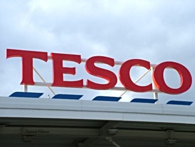 Tesco extra sign