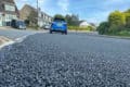 close up of road surface