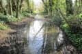 Blackwater cycle track flooded