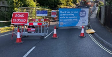 Closure of newport road