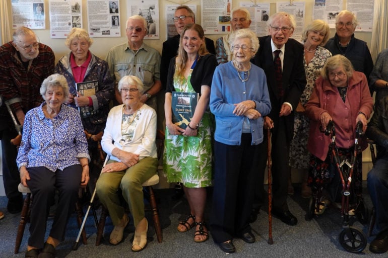 High sheriff with some of the contributors to the book