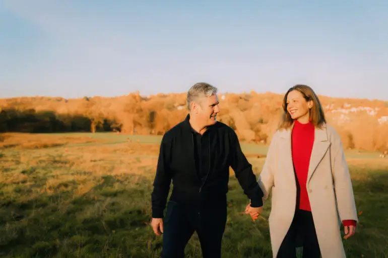Kier Starmer and his wife in the countryside-hq-width-1300px