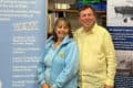 Helen and Michael Lilley at the Wight Aviation Museum